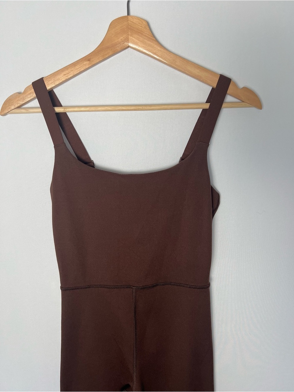 Offline Aerie The Hugger Bootcut Full Length Jumpsuit Brown Neutral XS Casual - Picture 2 of 8